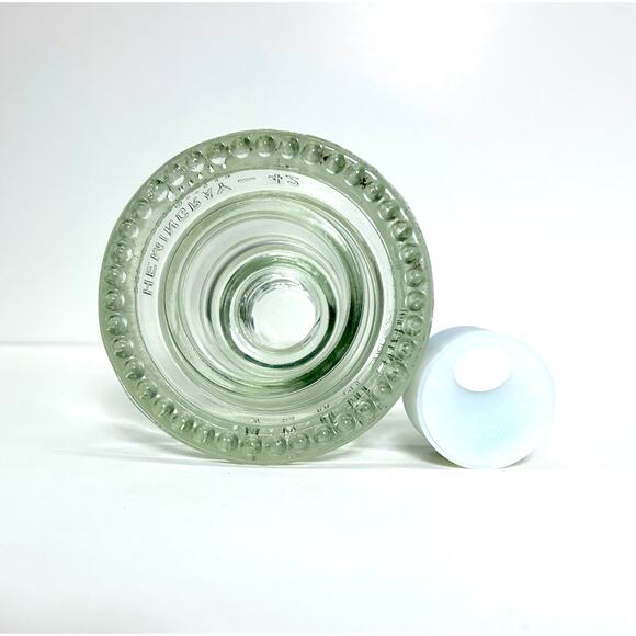 VTG Clear Glass Insulator + New Solar Tealight - USA Hemingray, Industrial Vibe - Picture 5 of 7